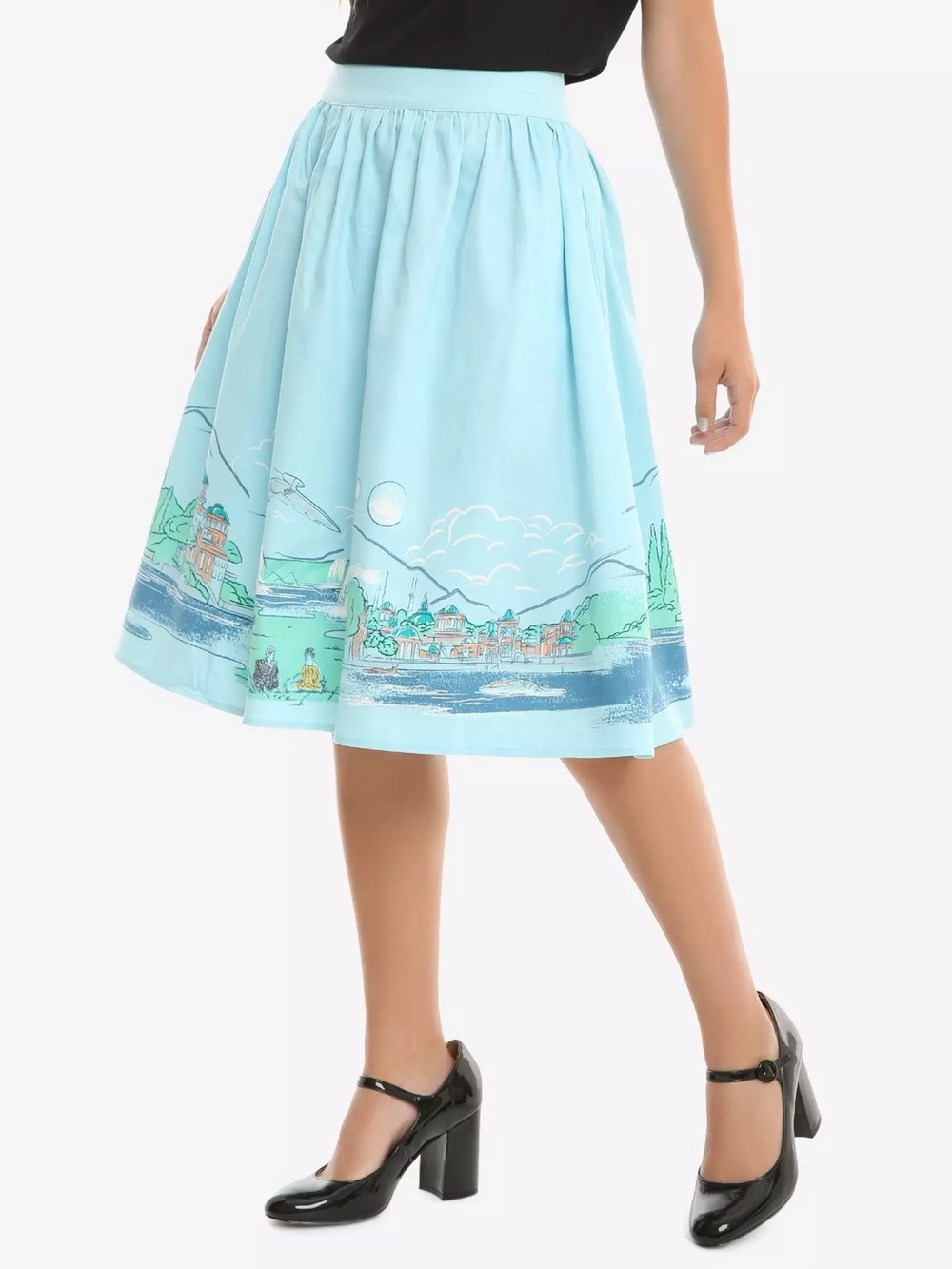 Her universe Star Wars Small circle skirt picnic watercolor Naboo Anakin Padme